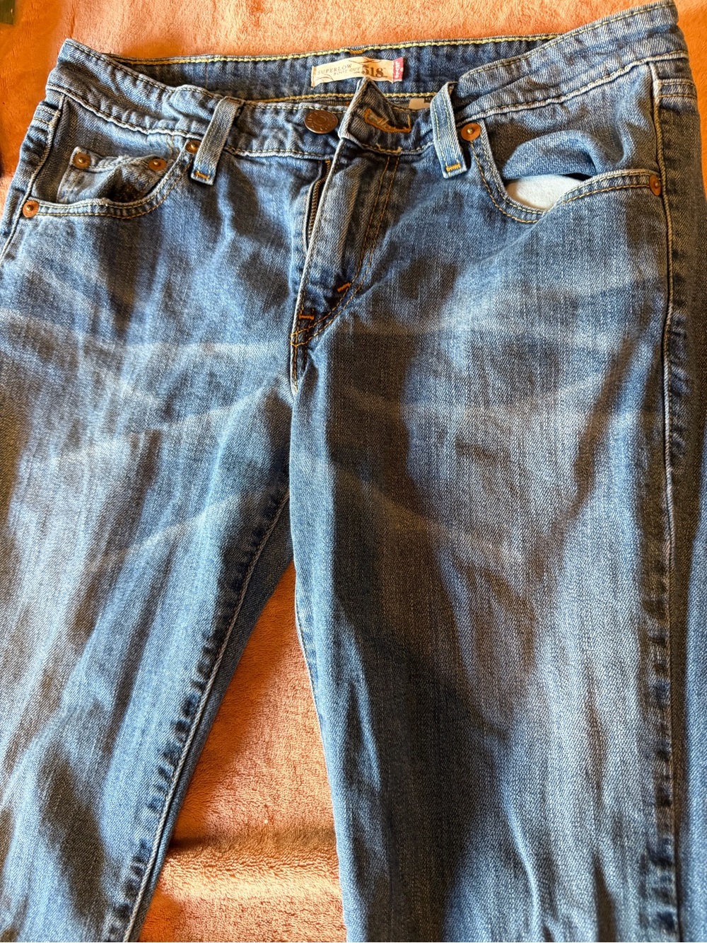Levi's Women's Blue Straight-Leg Jeans